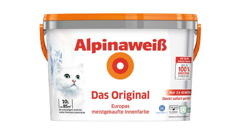 Alpinaweiß das Original, Farbe, Eimer